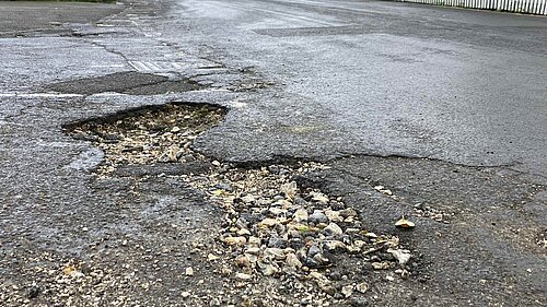 Potholes in Wittering