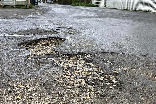 Potholes in Wittering