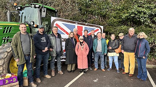 Jess with Farmers